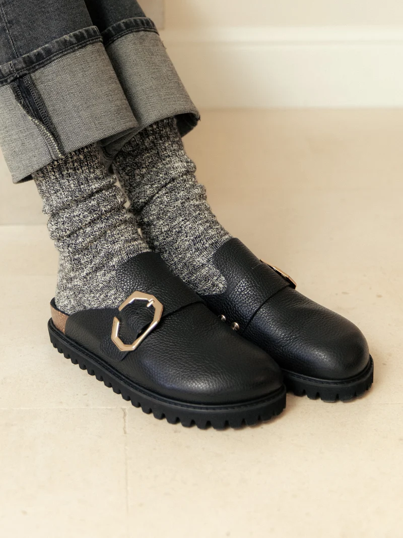 GRISEL LEATHER BLACK