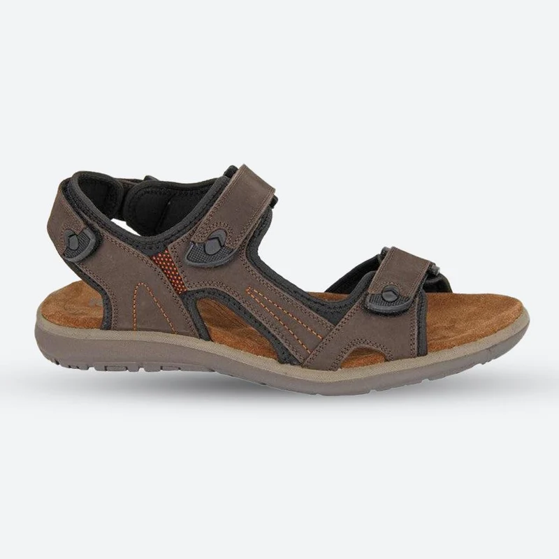 Sandalias Roamers M 428BX para hombre de ajuste ancho