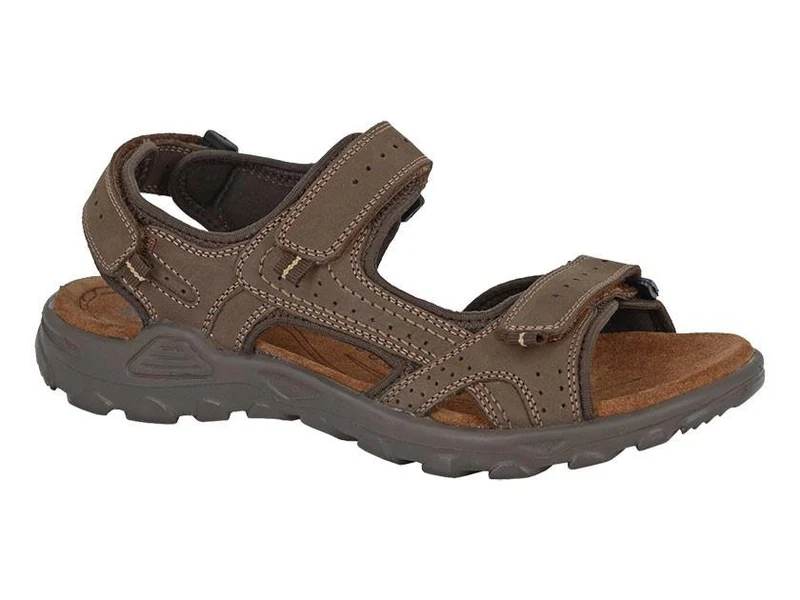 Sandalias Roamers M422B de ajuste ancho para hombre