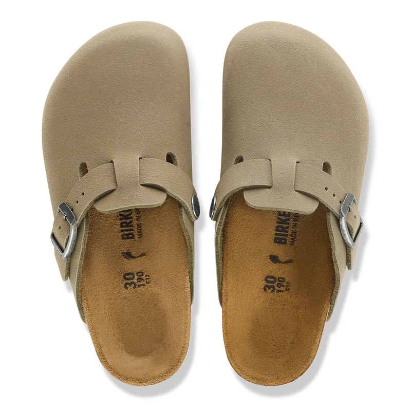 Zueco birko-flor verde claro BOSTON Birkenstock
