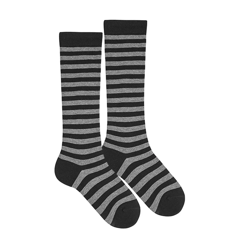 Calcetín negro/gris 3911 Cóndor