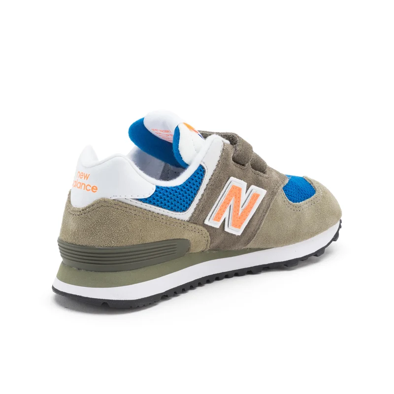 Deportiva kaki/azulón PV574LA1 New Balance