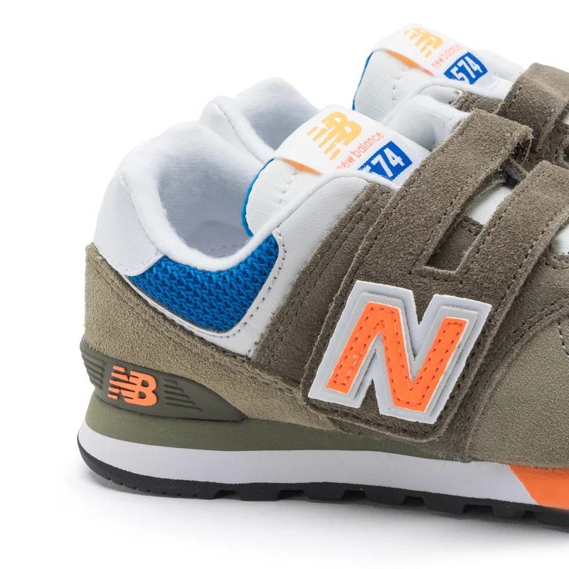 Deportiva kaki/azulón PV574LA1 New Balance