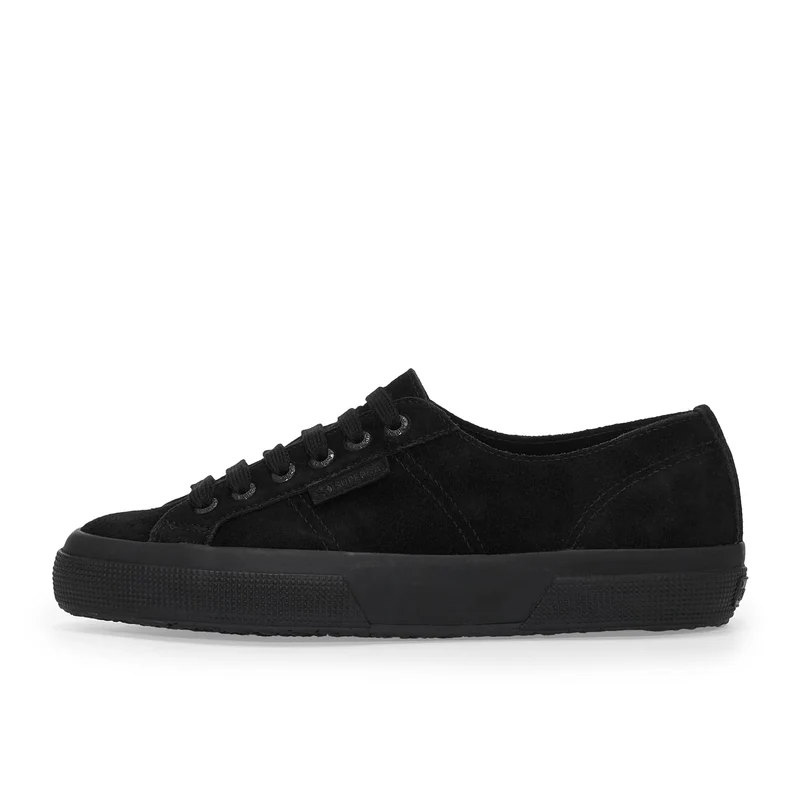 Zapatilla serraje negro 2750SUEDE Superga
