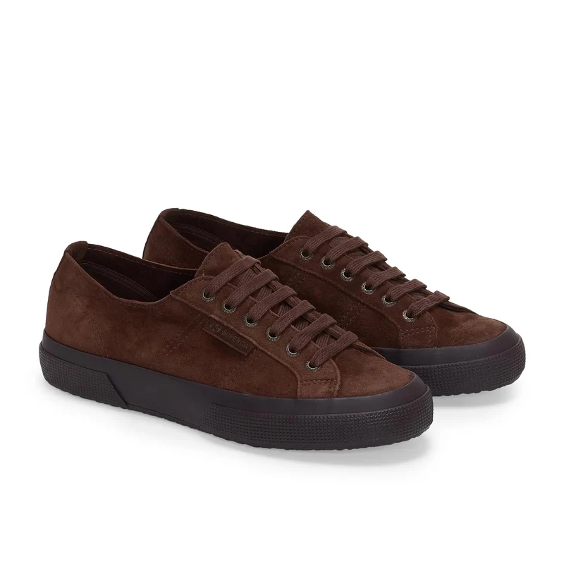 Zapatilla serraje marrón 2750SUEDE Superga