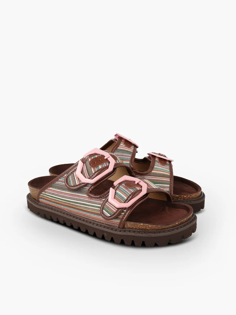 GALIA VEGAN STRIPES PINK