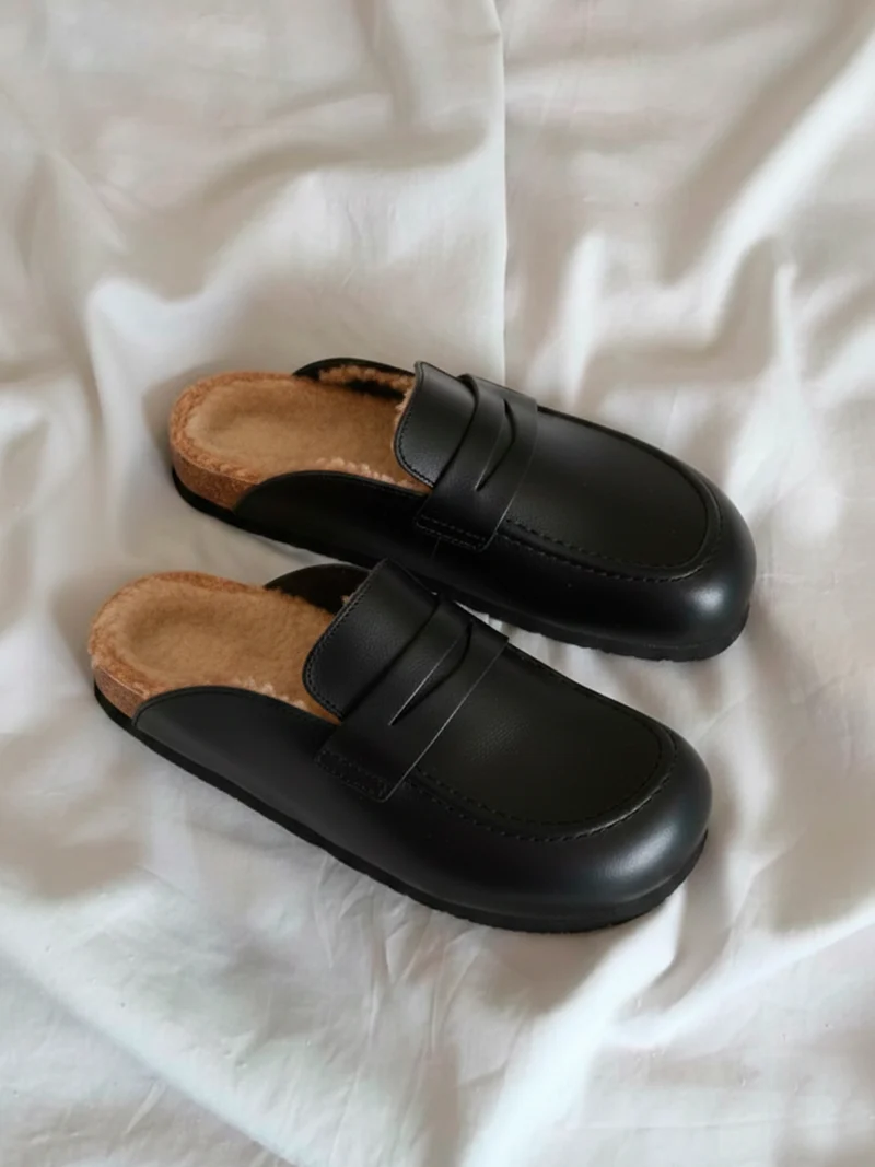 LOIS LEATHER BLACK