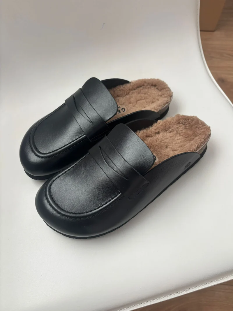LOIS LEATHER BLACK