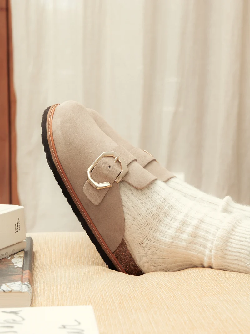 GRISEL SHEEPSKIN VELOUR TAUPE