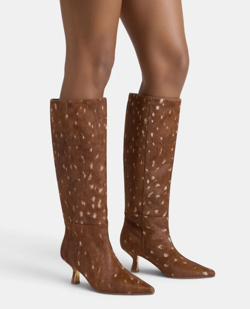 BOTA DE PIEL ANIMAL PRINT