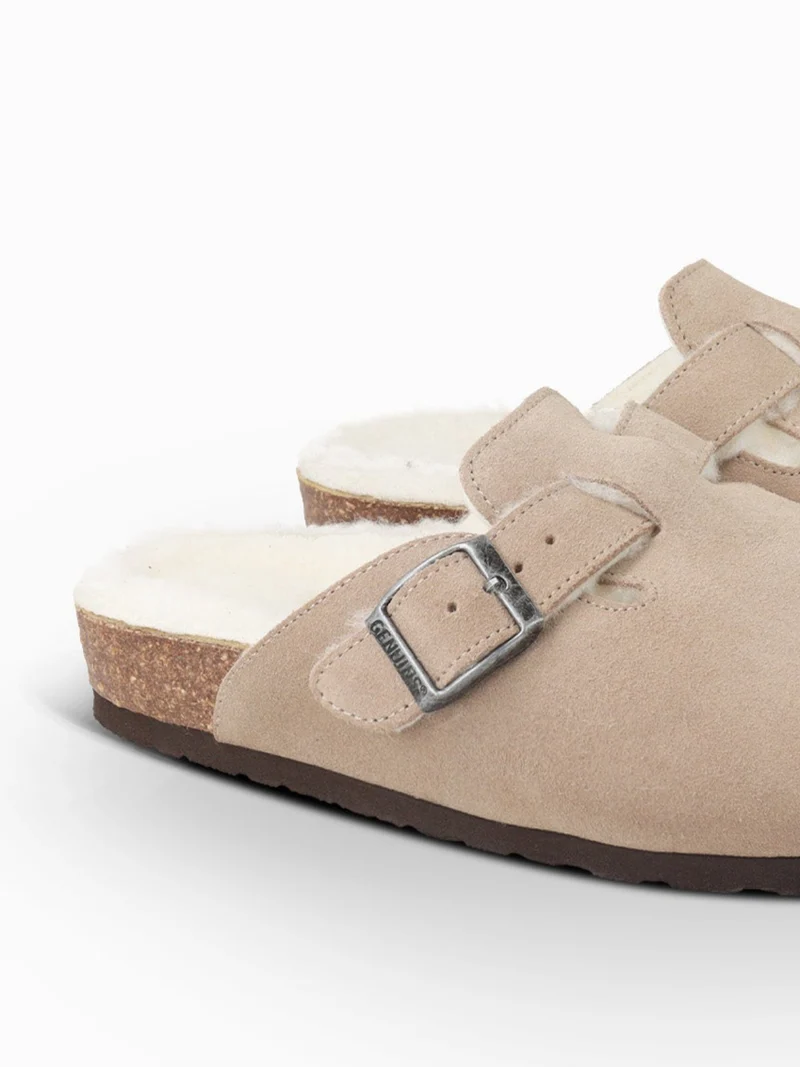 RIVA VELOUR WOOL TAUPE MAN
