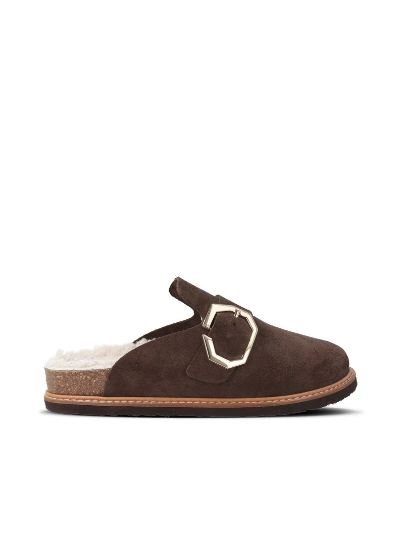 GRISEL VELOUR WOOL BROWN