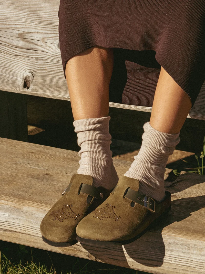 FOLK VELOUR KAKI