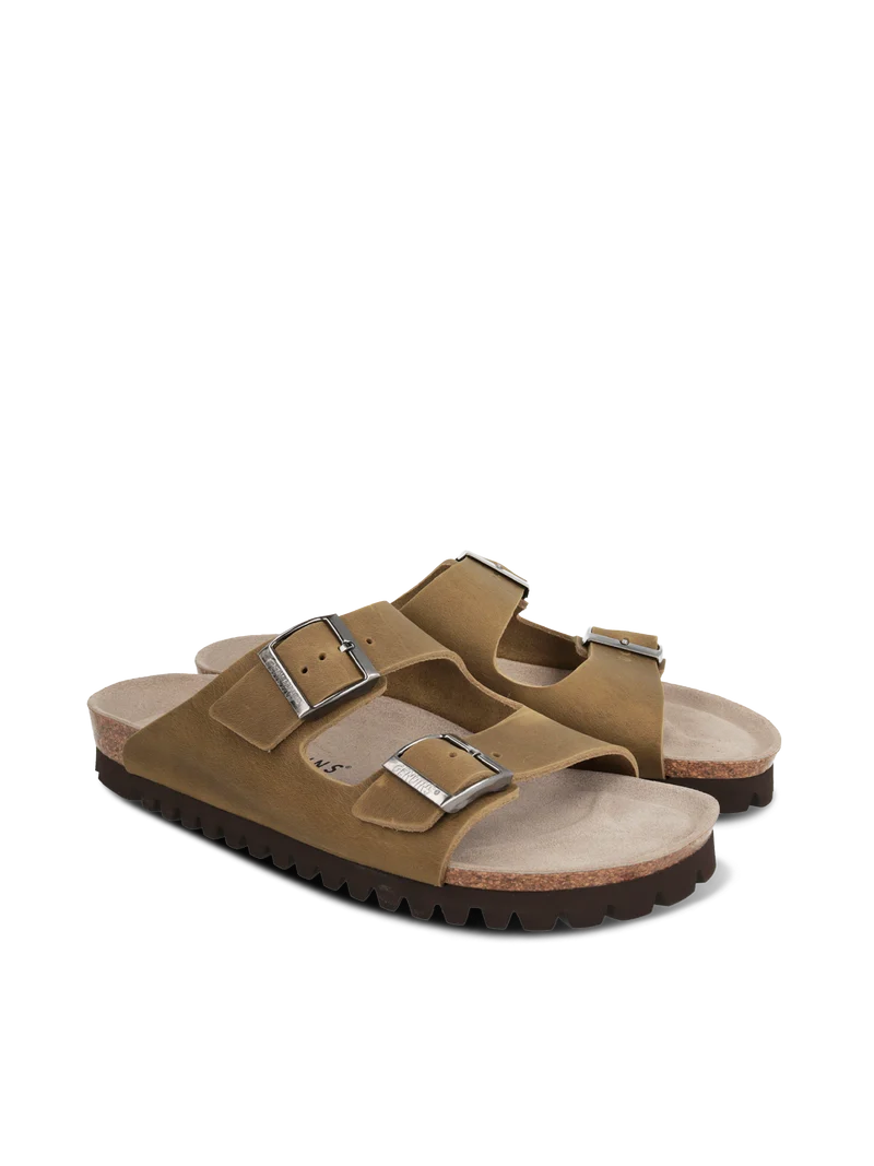 HAWAII OILED LEATHER KAKI