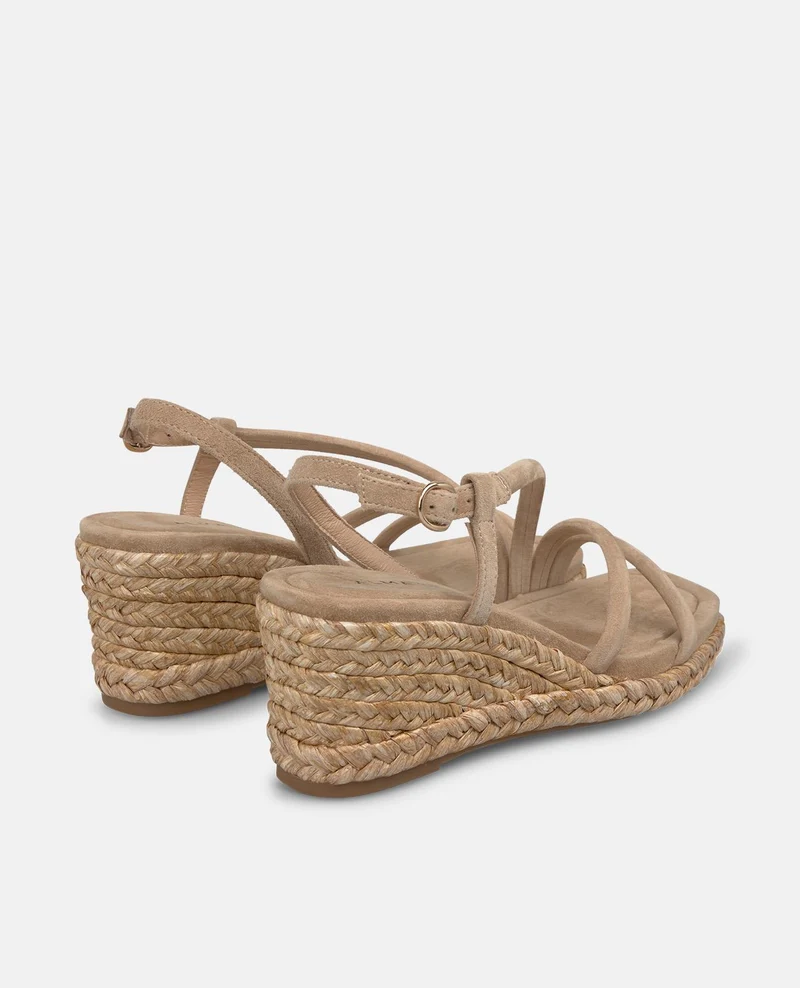 SANDALIA CUÑA TUBULAR