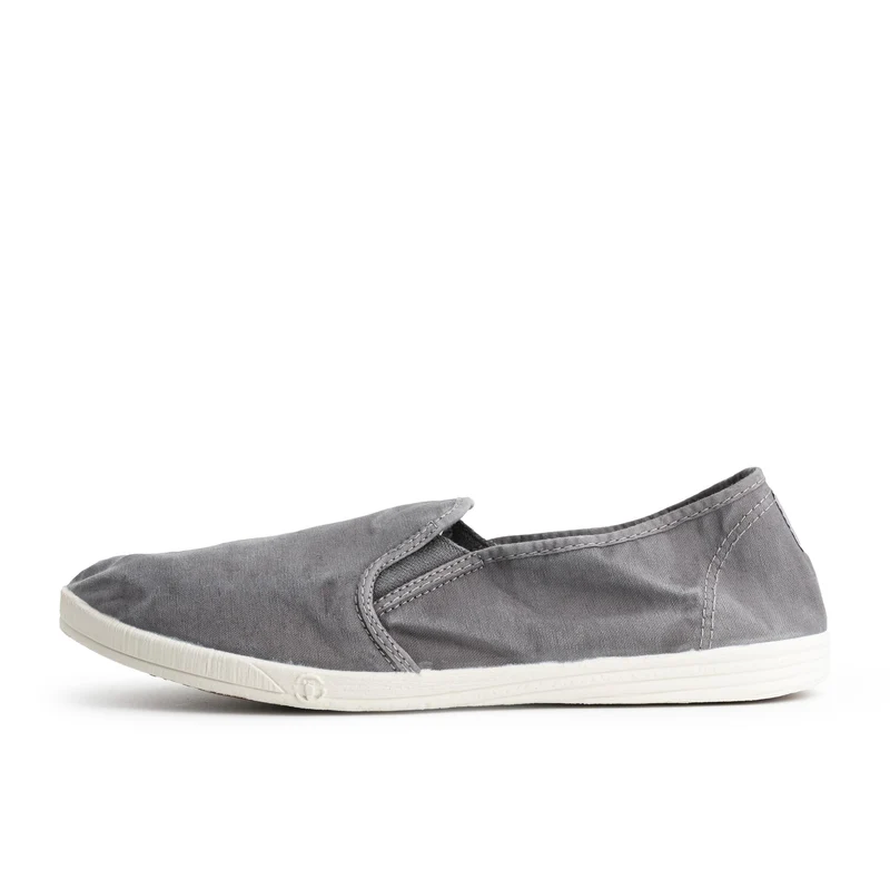 Zapatilla gris lavado LONA315 Natural World