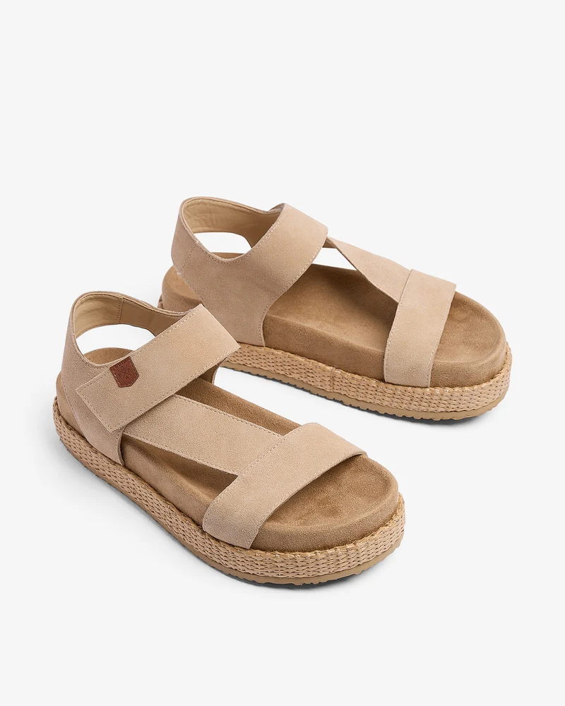 Sandalia Niana Serraje Beige