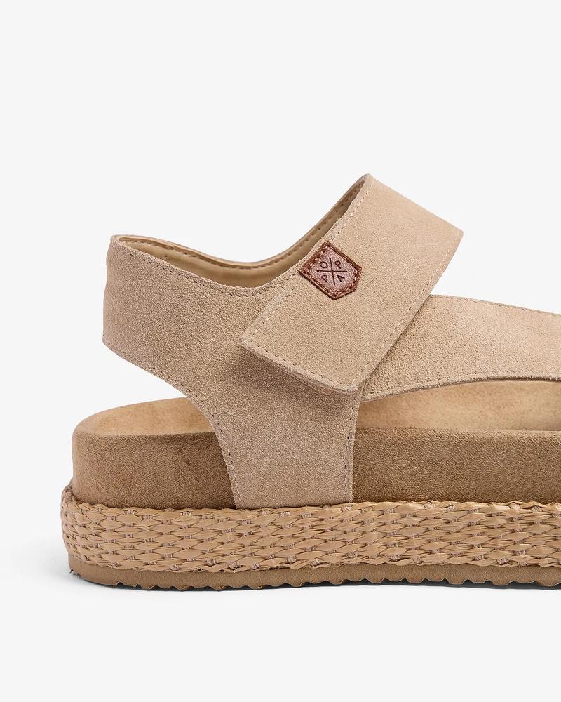 Sandalia Niana Serraje Beige