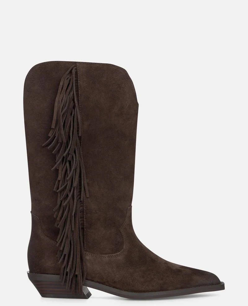 BOTA COWBOY DE ANTE CON FLECOS