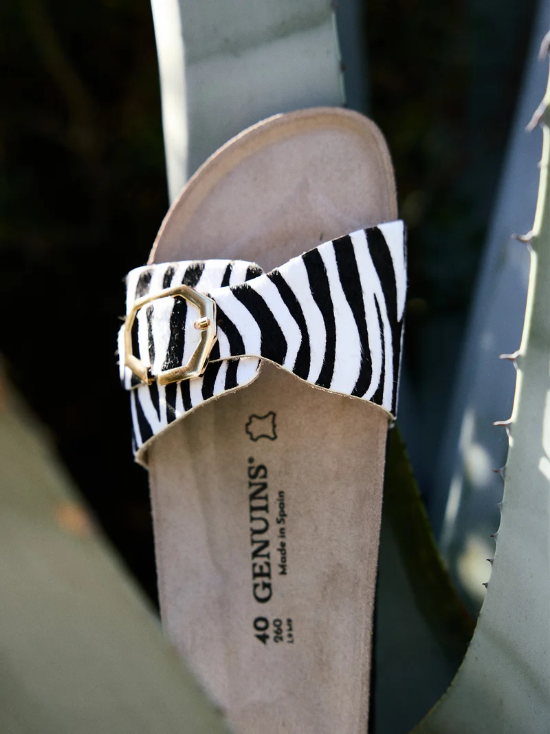 MATILDA LEATHER ZEBRA