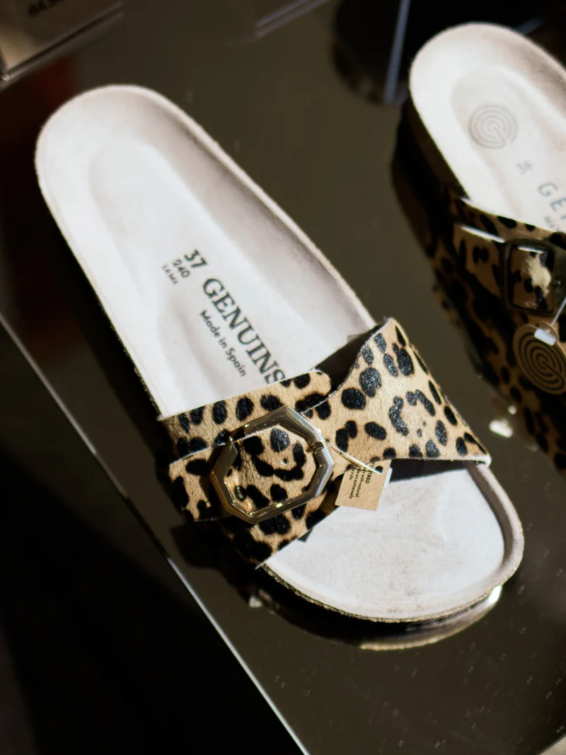 MATILDA LEATHER LEOPARD
