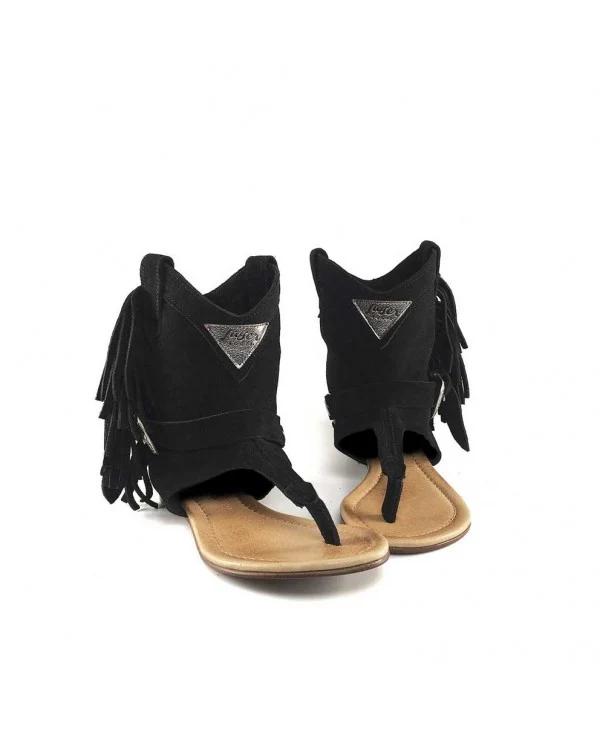 SANDALIAS BÁSICAS MUJER BOHO WEST NEGRO