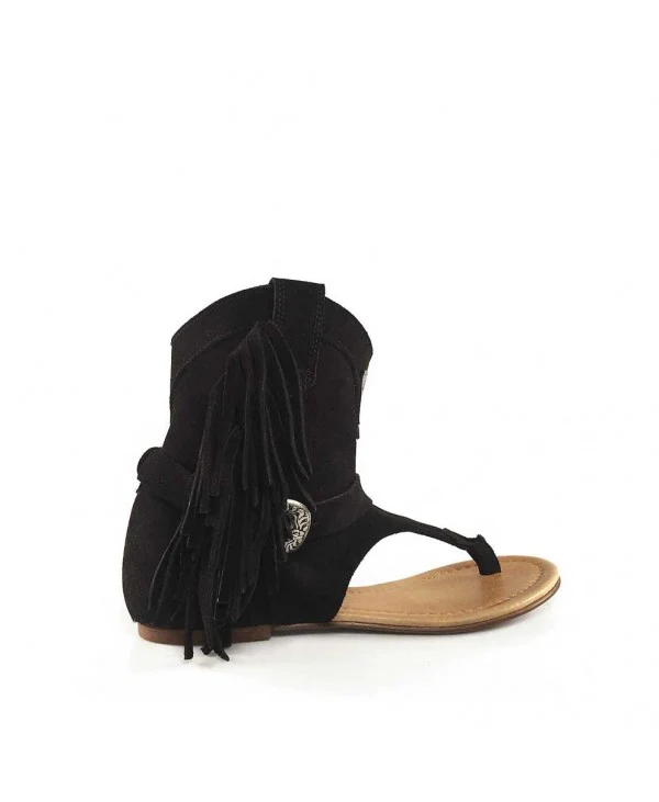SANDALIAS BÁSICAS MUJER BOHO WEST NEGRO