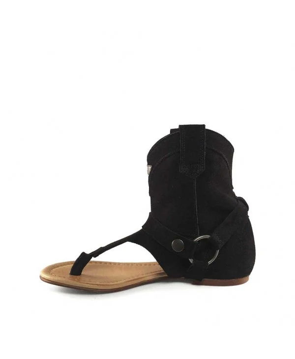 SANDALIAS BÁSICAS MUJER BOHO WEST NEGRO