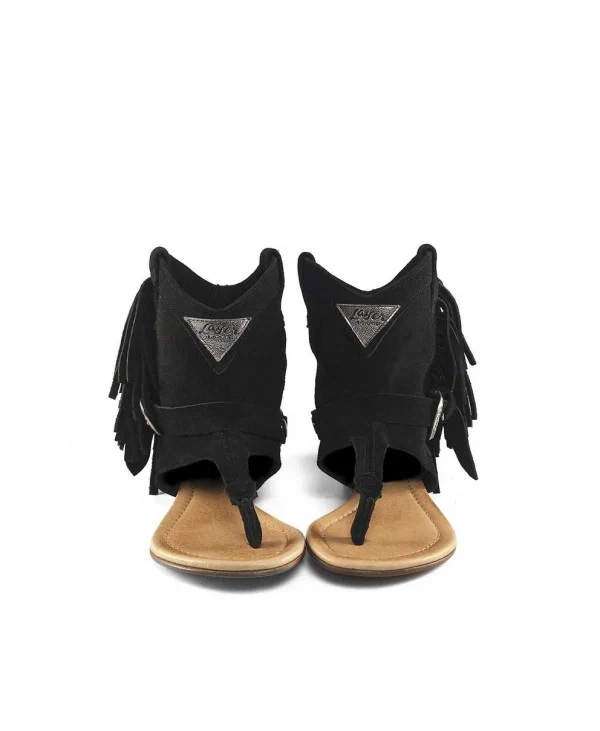 SANDALIAS BÁSICAS MUJER BOHO WEST NEGRO