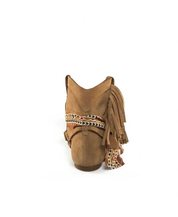 SANDALIAS BOHO WEST HIMBA MARRÓN CAMEL PARA MUJER
