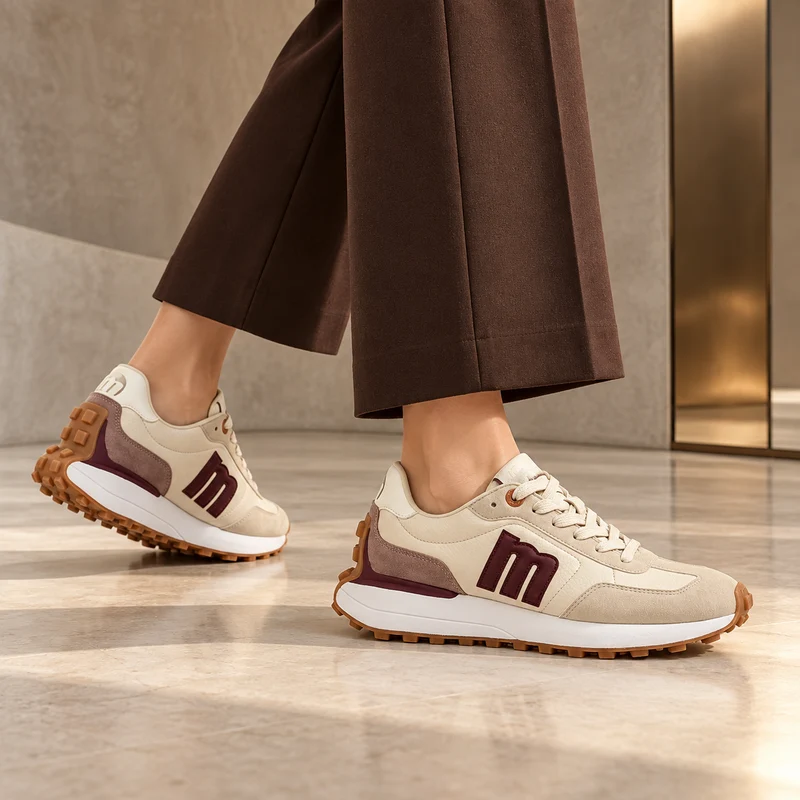 MUJER DEPORTIVA ABANTY CREMA