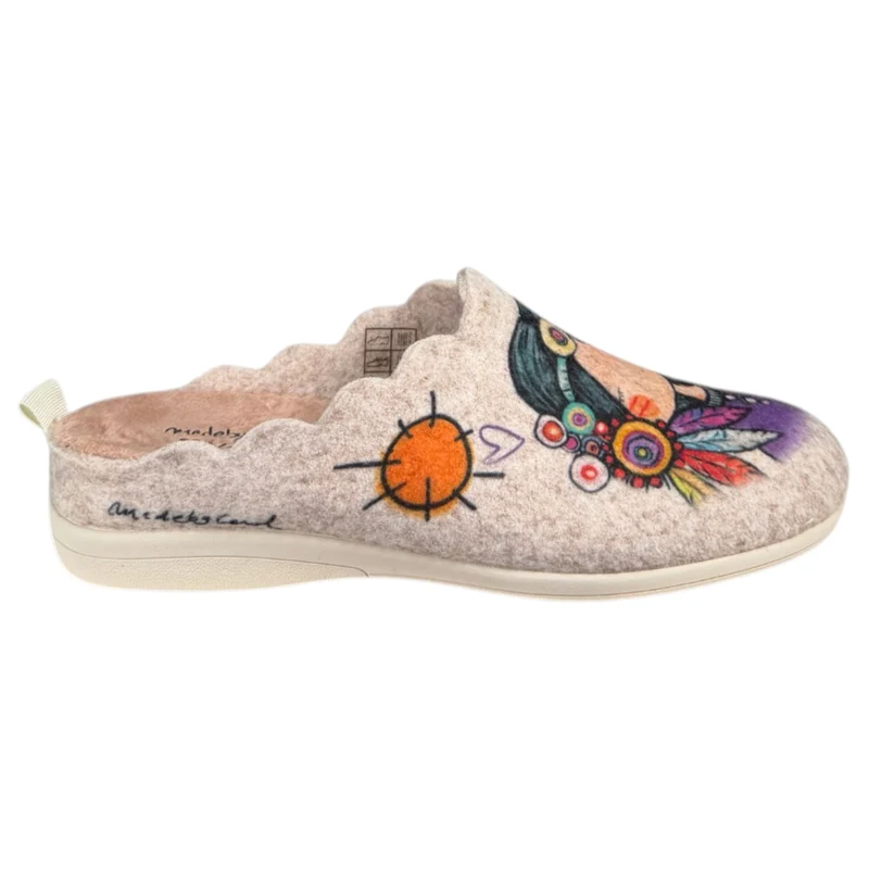 Zapatillas de Casa Vivant Soy Mujer 262095 Beig