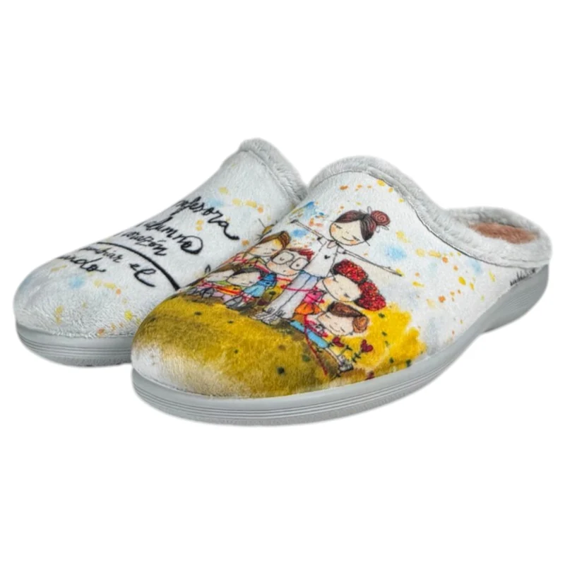 Zapatillas de Casa Vivant Maestra 242435 Gris