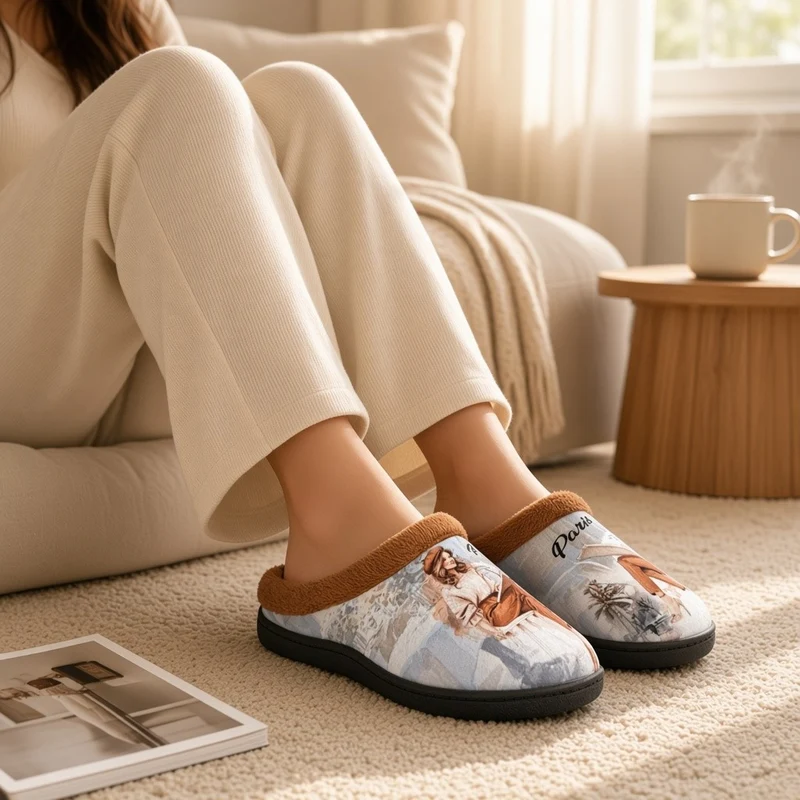 Zapatillas de casa para mujer Plumaflex 12213 ARTPARÍS