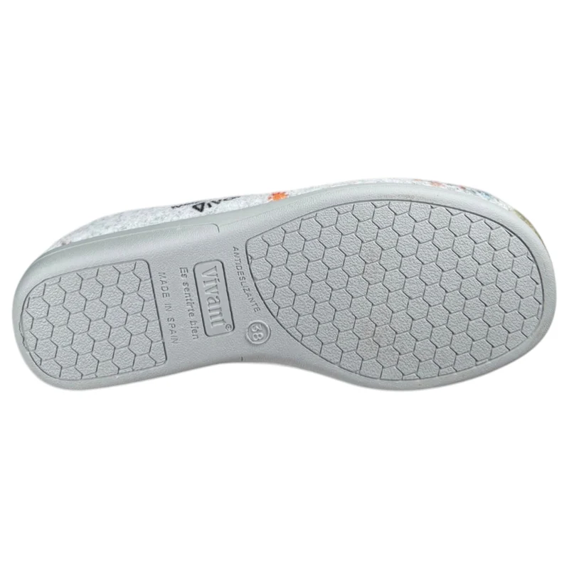 Zapatillas de Casa Vivant Elijo Ser Feliz 222215 Gris