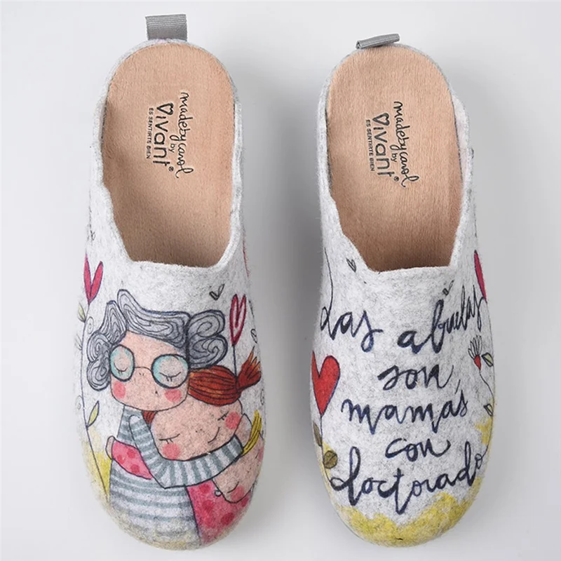 Zapatillas de Casa Vivant Abuela 222325 Gris