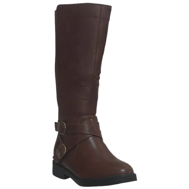 MUJER SBPL BOTA ELASTICO DESTELLO CUERO