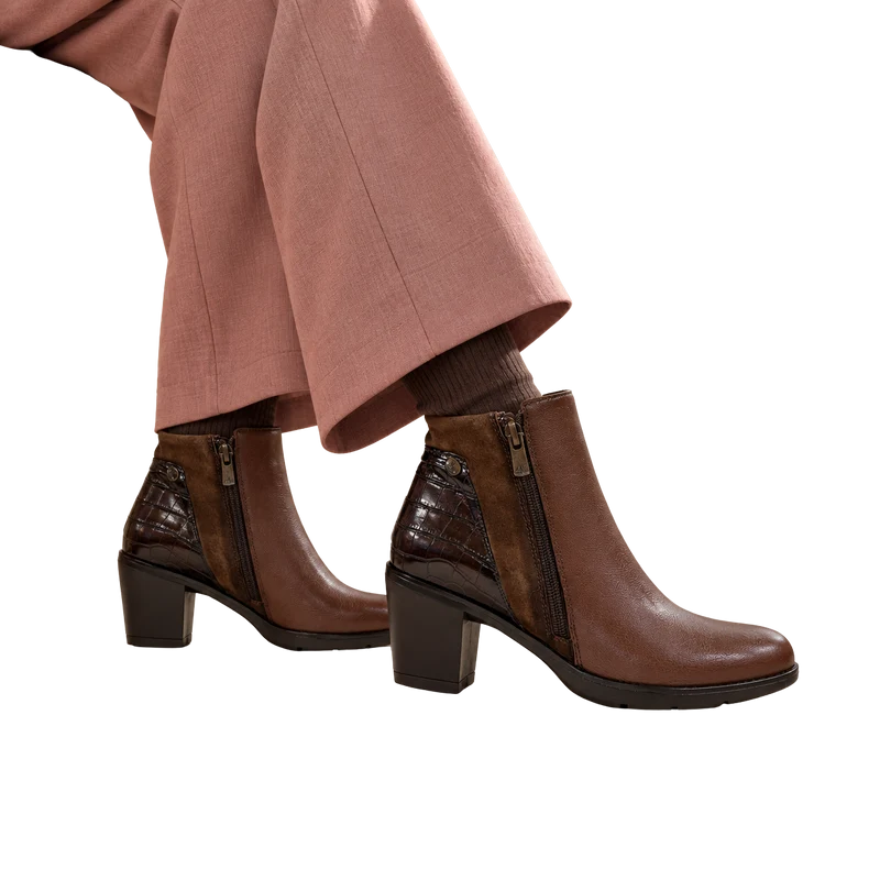 MUJER BOTIN PIEL ESCARCHA