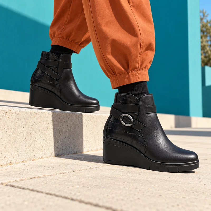 MUJER BOTIN PIEL KHIONE
