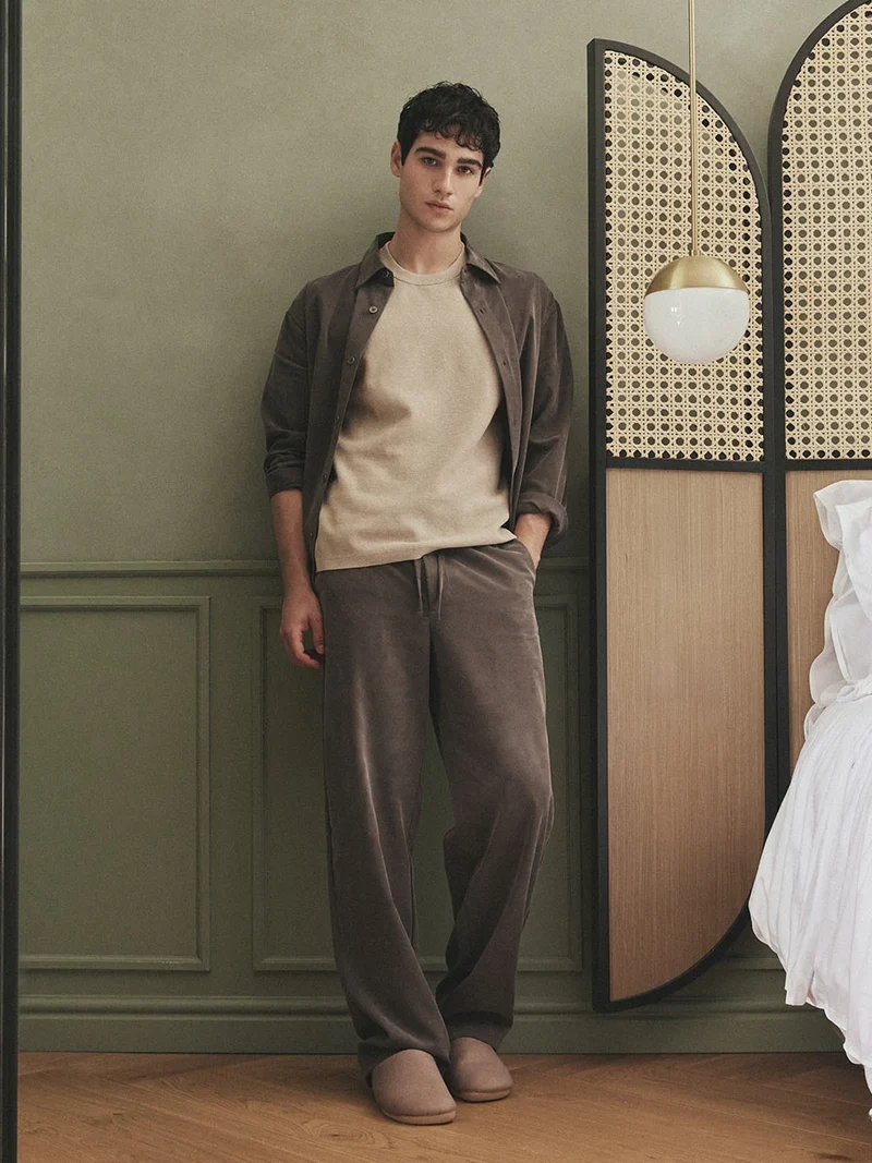 Slippers abiertas para hombre en tejido | NOTI-BD