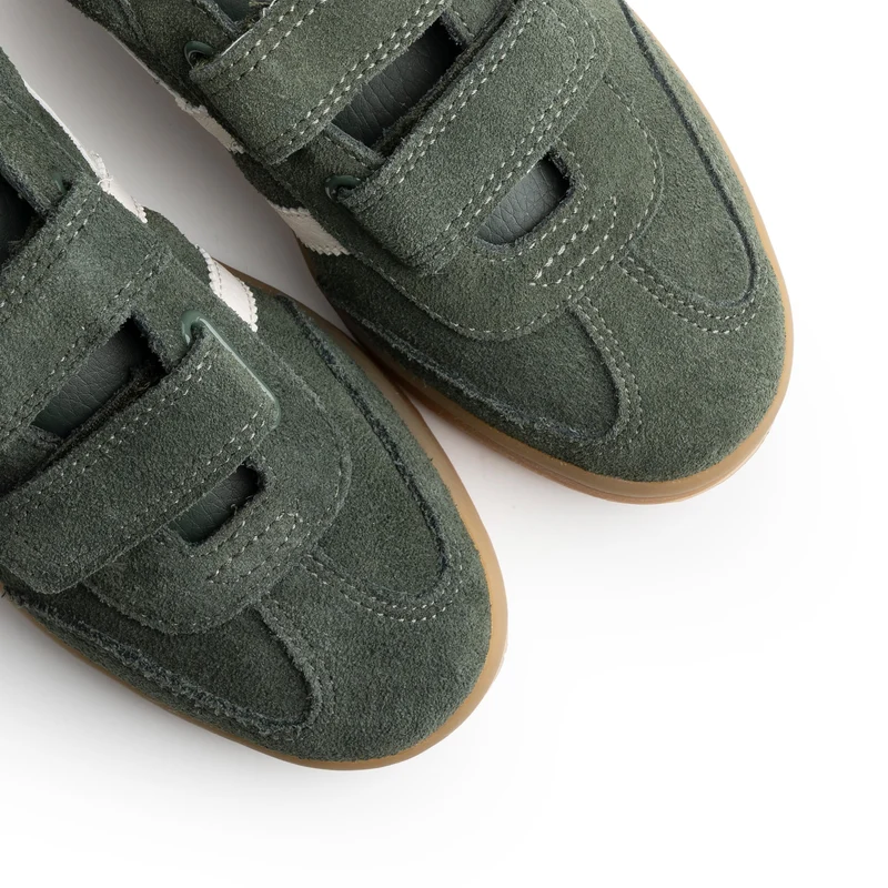 Deportiva kaki/blanco VIPERVEL Gola