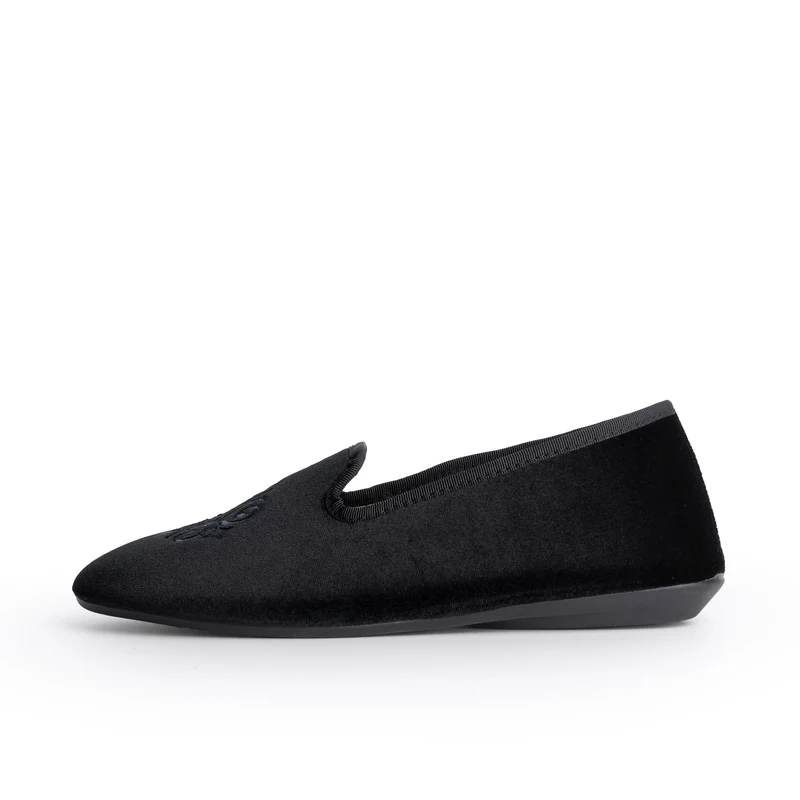 Zapatilla casa negro 298028 Norteñas