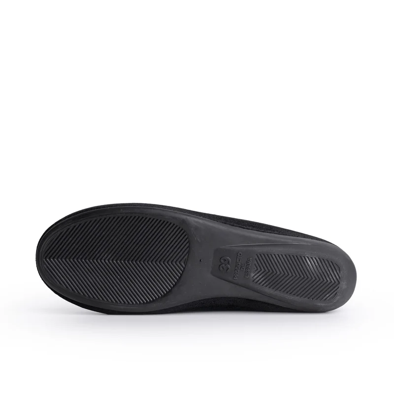Zapatilla casa negro 298028 Norteñas