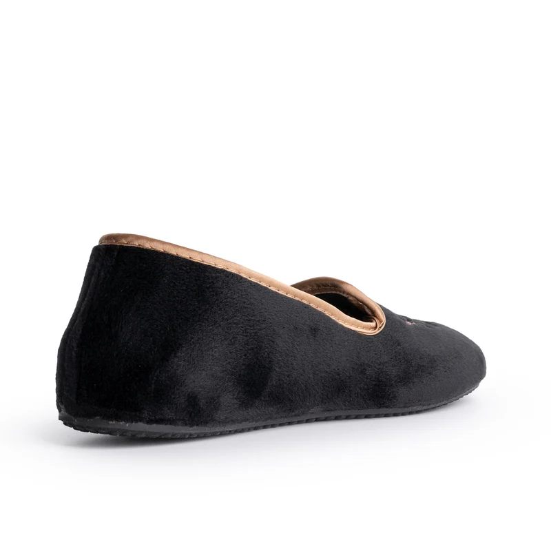 Zapatilla casa negro 766823 Norteñas
