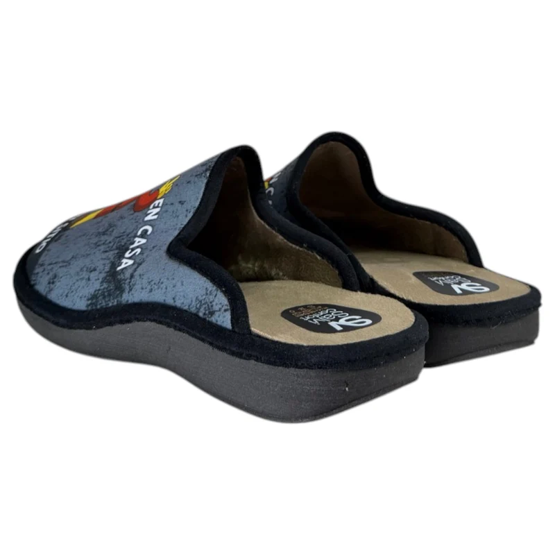 Zapatillas de Casa Salvi Simpson Como En Casa, En Ningún Sitio 09T462 Negro