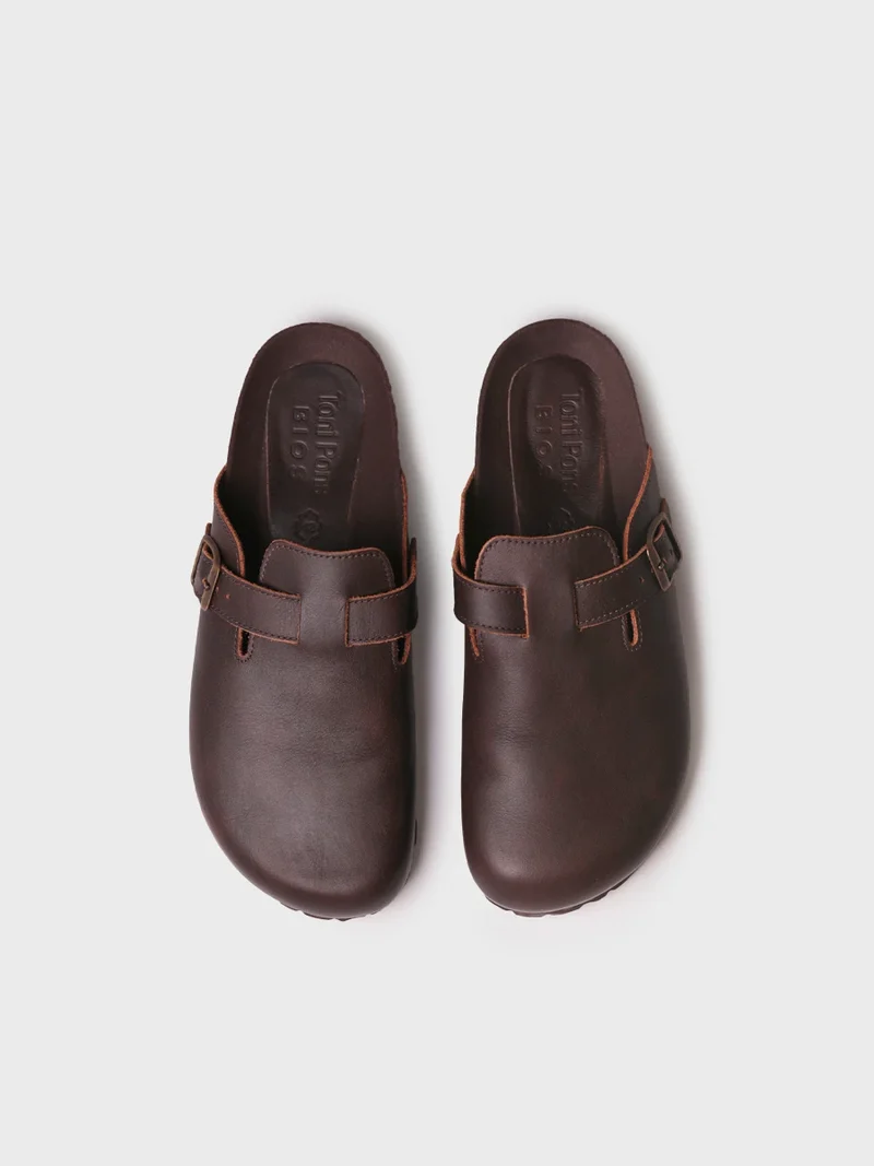 Zueco cerrado en piel para hombre | GORKA