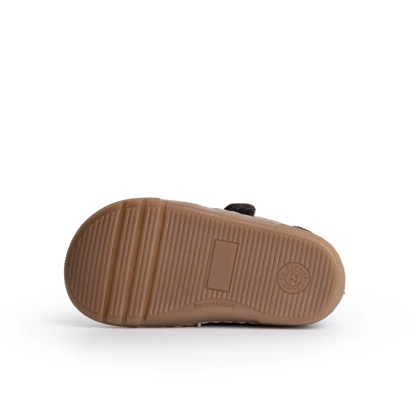 Deportiva barefoot serraje marrón REP Jeromín