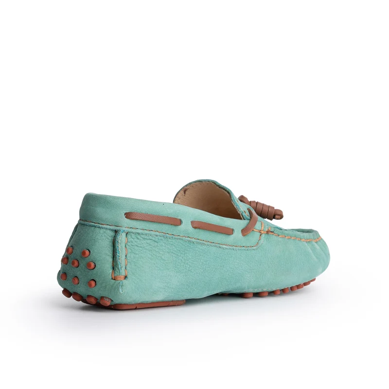 Mocasín bombé verde H1303T Jeromín