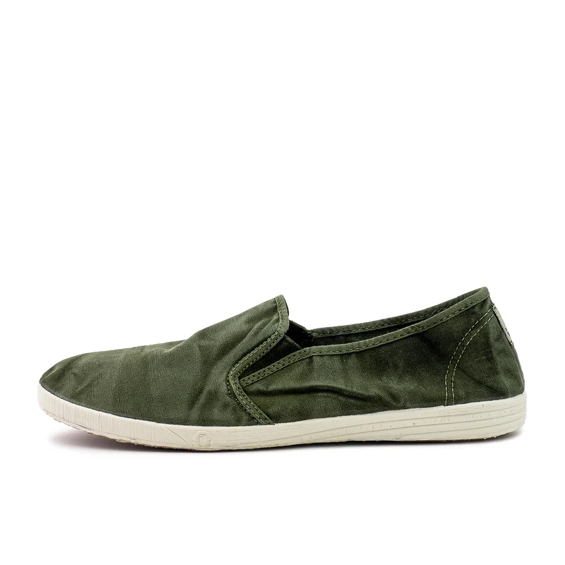 Zapatilla kaki lavado LONA315 Natural World