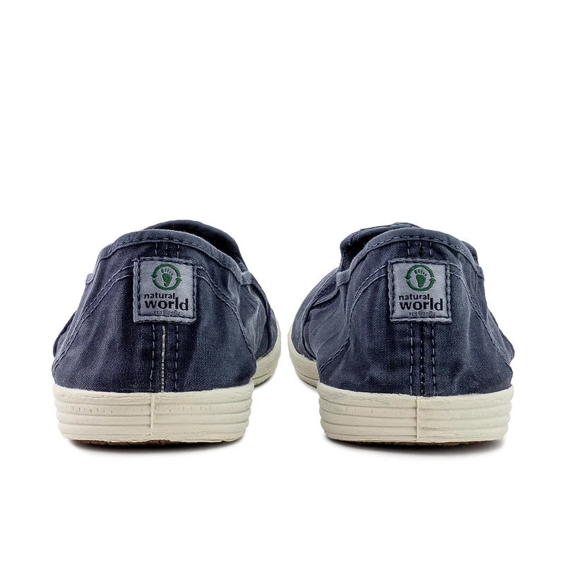 Zapatilla azul lavado LONA315 Natural World